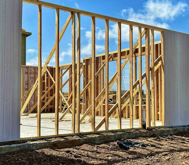 Home Construction - The framing of home